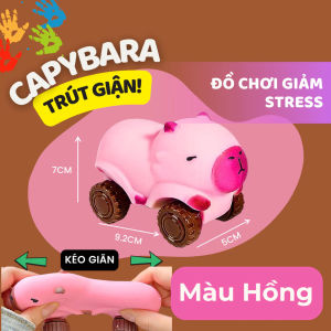 Đồ chơi LABUBU squishy mochi thỏ răng nhọn kéo dãn đàn hồi cao su Silicon dẻo thú Capybara mềm