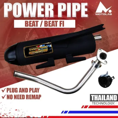 BEAT BEAT FI Motorcycle Scooter Power Pipe Muffler Thailand Quality