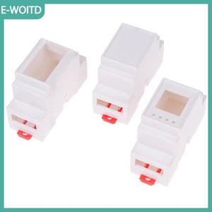 【E-WOITD】 1PC Din Rail PLC Hộp nối nhựa điện tử hộp dự án trường hợp 4 màu sắc 88x37x59mm 35-Rail gắn cụ nhà ở