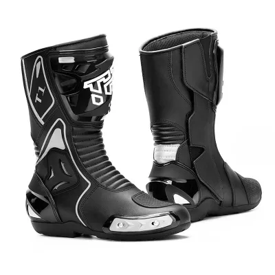 Mens Thermal Waterproof Motorcycle Riding Boots-Waterproof Slip-Resistant Street & Off-Road Safety