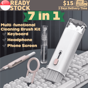 SG LOCAL SELLER 7-in-1 Computer Keyboard Phone Cleaning Brush Kit Electronics Cleaner Kit Bluetooth Earphone Pen For Headset
