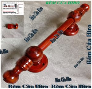 bộ thanh treo rèm cửa màn cửa bằng gỗ thông kích thước từ 1m đến 3m