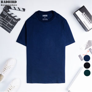 Áo Thun Nam Cotton Spandex CAO CẤP cổ tròn co giãn 4 chiều thấm hút khô thoáng Regular Fit Thương hiệu Việt BADBIRD