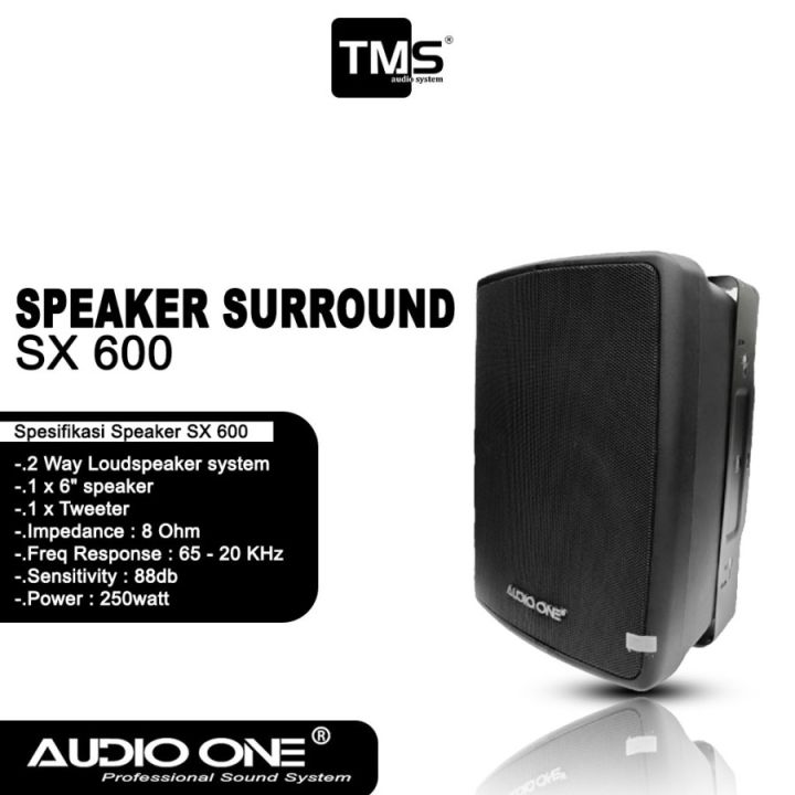 Audio One Speaker Surround Sx 600 Speaker aktif TMSAUDIO Lazada Indonesia