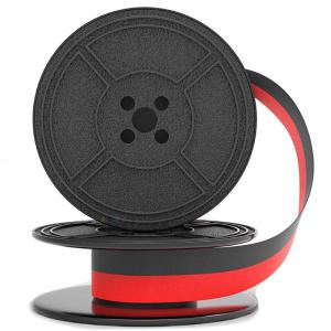 Retro Typewriter ML80 Ribbon Twin Spool for OKI ML8081828392 Ribbon Twin Spool Labels Marker Ribbon Black and Red