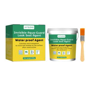 Jaysuing Waterproof Glue Sealant With Brush Sealant Waterproof Roof Leak Water Proofing Sealant Paint Super Waterproof Glue Roof Leaking Spray Waterproof Glue Repair Water Proofing Paint For Concrete Cement Wall Crack Wall Kitchen Sink Roof (100g)