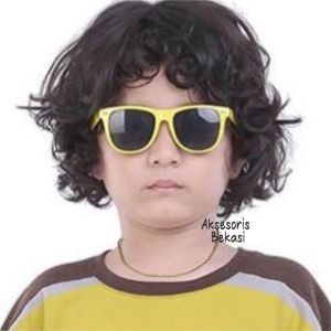 Kalung Titanium Anak Laki Anti Karat Model Tambang  Emas  Terbaru