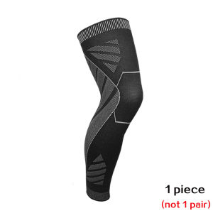 1 PCS Sports Knee Support Full Leg Sleeves Long Compression Leg Sleeve Knee Sleeves Protect Leg for Man and Women Basketball Arthritis Cycling