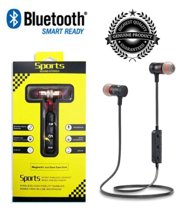 Handsfree Wireless Headset Sport Magnet Earphone Bluetooth