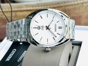 ĐỒNG HỒ NAM CITIZEN MẶ]T ĐÁ TRẮNG TINH TẾ SANG TRỌNG SIZE 42MM [CHÍNH HÃNG