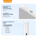 VoltVogue Magnetic Powerbank 10000mAh Portable Wireless 15W Power Bank Fast Charging PD 20W Wired Mini Pocket Magnetic Power bank Back Up Charger For iPhone For Type C Android. 