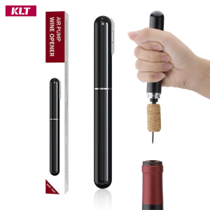 CLITON ปั๊มลมที่เปิดขวดไวน์ปลอดภัยแบบพกพาสแตนเลสขาจุก Remover ความดันอากาศเกลียวครัวอุปกรณ์บาร์