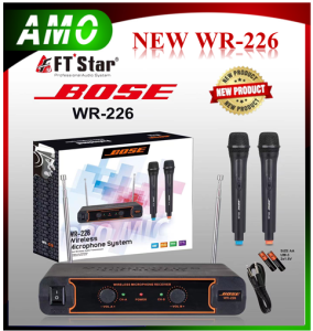(AMO) PROFESSIONAL WIRELESS MICROPHONE SYSTEM WR-226 /UHF/HI-FI SYSTEM/DIGITAL WIRELESS AUDIO TRANSMISSON.