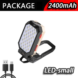 2300W Torch light super bright USB Flashlight Lampu Camping work light Outdoor Portable spotlight Waterproof Emergency light Rechargeable Camping lamp