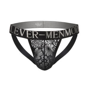 กางเกงใน Bulge Pouch สายคาดเอวกว้างลายลูกไม้เซ็กซี่สำหรับกางเกงในชายแบบธองกางเกงในใส่สบายผ้าพันสะโพกแบบเซ็กซี่