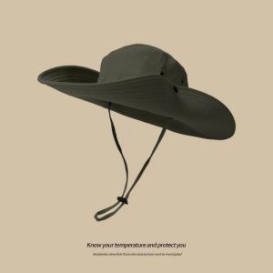 Bucket Hat Sun Hat Wide Brim Uv Shield Adjustable Packable Outdoor Travel Hiking