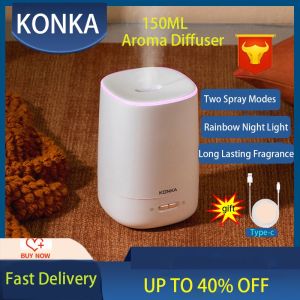 Konka Ultrasonic Diffuser Air Humidifier 150ML Aroma Diffuser For Aromatherapy Essential Oil Air Diffuser