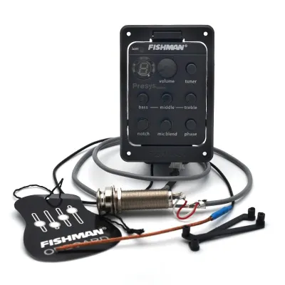 Fishman 301 Presys Blend Preamp Acoustic Guitar Equalizer Tuner Pickup ABS