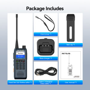 Retevis Mate Talk C3 FRS /C63 PMR Two-way Radio 1.77-inch LCD  Work Order Management for Hotels Office Towers and Shopping Malls