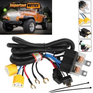 NAELIN Ổ cắm gốm Bộ dây điện đèn pha 12V Đầu nối H4 Bộ dây điện đèn halogen Chất lượng cao. Bộ phích cắm Phụ kiện đèn pha. Sửa đổi đèn pha