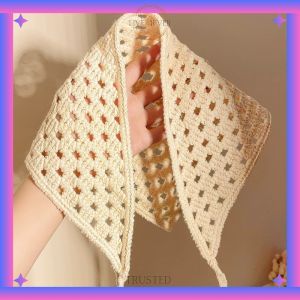 L4 - HEADBAND SCARF RENDA MODEL CASUAL AESTHETIC / BANDO SYAL KOREA RAW LACE / BANDANA FASHION KOREA