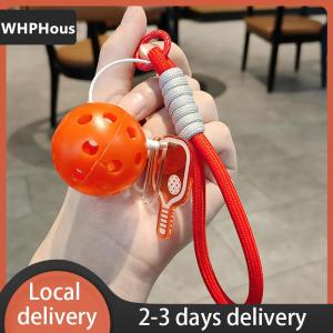 [COD] WHPHous Ship within 24 hours Creative Pickleball Keychain For Lovers Bags Wallets Car Key Pendants Cute Fun Pickleball Keychain Gifts