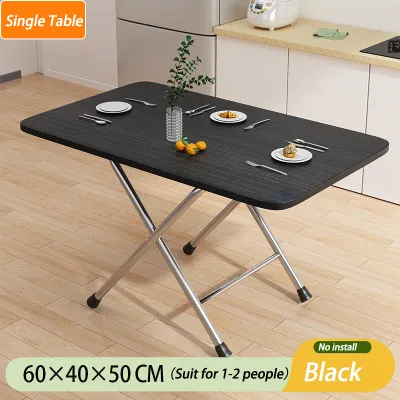 GEEK Folding Dining Table Household Portable Desk Computer Table Multi-Purpose Simple Small Table/Dining Table/Outdoor Portable
