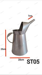 Stainless Steel Minyak Liter/Litre Tong/Tin Jug
