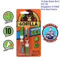 Gorilla Super Glue Gel (Bonds Plastic / Wood / Metal / Ceramic / Rubber / Leather / Paper And More). 