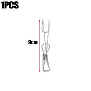 5/10pcs thép không gỉ quần áo PEG kẹp khăn đa năng vớ quần áo giặt PEG Kệ để đồ nhà bếp móc kẹp áo