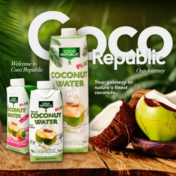 Low sugar coconut water best sale