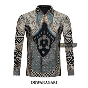 Kemeja Batik Arkanza Motif Dewanagari Full Furing Aro