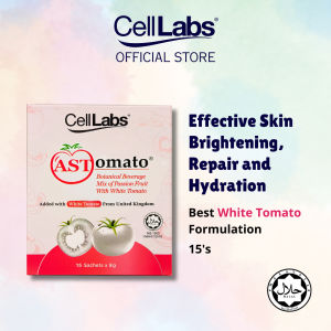 Ready stock 🇲 🇾 CellLabs White Tomato ASTomato 15s Skin Whitening Reduce Dark Spots Acne Scars Jakim Exp 12/2027