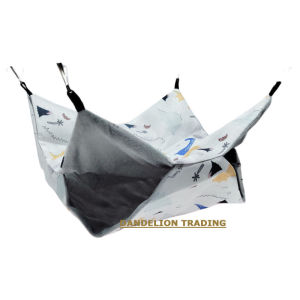 [Dan] thú cưng Chuột đất Vàng võng treo võng cho chuột Hamster võng Giường treo tổ hai lớp võng chinchillas chồn võng võng cho chuột Hamster cho vẹt mùa hè võng