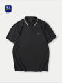 HLA/ Hailan house SPRINTING SMILE series POLO shirt 23 spring and summer new moisture wicking short-sleeved men. 