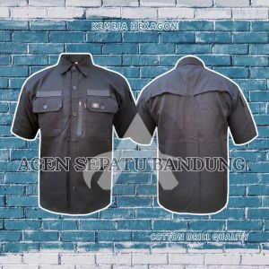 KEMEJA HEXAGON PENDEK - KEMEJA PDL LENGAN PENDEK - KEMEJA LAPANGAN TANGAN PENDEK KEMEJA TACTICAL