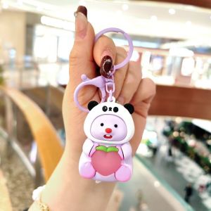 YF Loopy Creative and Cute Car Keychain Doll Night Light luminescence Bag Pendant FY