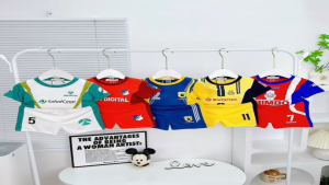 KIM110 Bộ ngắn tay thể thao (7-29kg) MinkojBaby phong cách cầu thủ năng động thun lạnh mềm mát cho bé trai