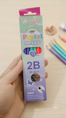 Pensil 2B Safari Brand 12 Pcs - Pensil Ujian Komputer / Pastel / Graphite Pencil SF-900 SF-100 SF-2025