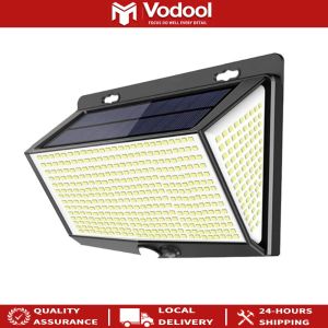 Solar Powered Wall Light with Motion Detection 468 LED for Outdoor Garden and Street Decoration