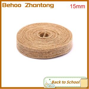 Behoo 10m vải bố ruy băng tự nhiên cổ điển đay dây thủ công gói quà tặng tự làm tiệc cưới