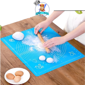 Alas Pembentuk Adonan Silikon Elastis Warna-Warni Ukuran 40x50cm untuk Kue & Pie