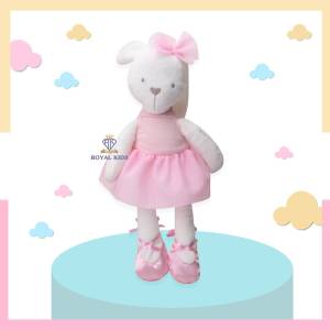 N0027 ตุ๊กตากระต่าย🐰ตุ๊กตาเน่า ตุ๊กตากระต่ายใส่ชุด บัลเลต์  สามารถถอดชุดออกได้ น่ารักมาก