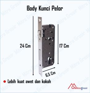 Bodi Pelor Pintu Besar Stainless Kunci Body Besar / Body Bodi Pelor Kunci Pintu Kupu Tarung