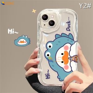 (Lokal Ready) Casesummer Casing hp Redmi A2 A1 Redmi Note 12 Pro Redmi10 2022 9 12C 10C 9A 10A 9C Note10 5G 10s Note11 11s Note8 Note9s Pasangan Bebek Teh Susu Lucu 3D Wavy Curved Edge Sarung Case
