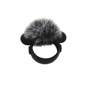 Outdoor Microphone Furry Windscreen Muff for Magnetic Wireless Lavalier Microphones Lapel Headsets Microphone Cover