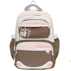 AE Highly stylish backpack for girls suitable for junior high school high school and elementary school students cute and large-capacity suitable for school and tutoring