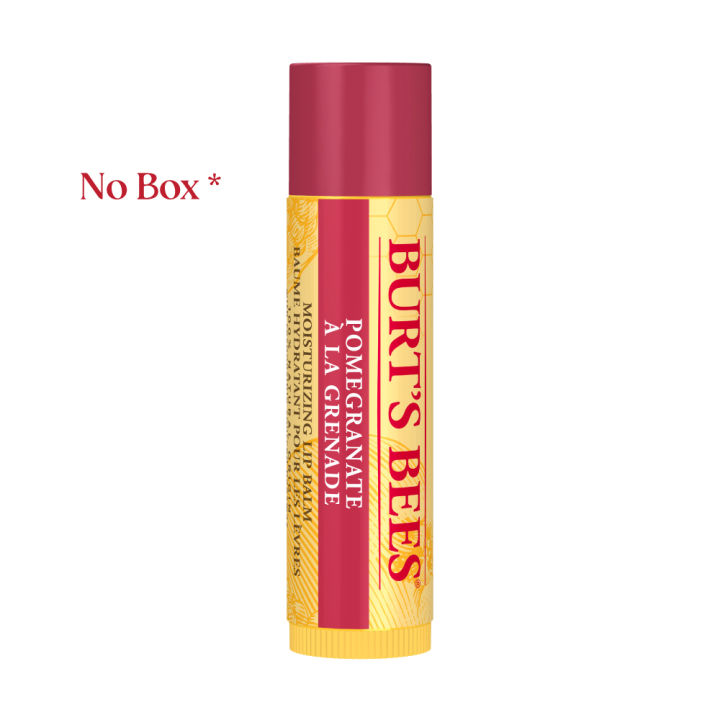 (No Box) Burt's Bees Replenishing Lip Balm with Pomegranate Oil ลิป