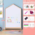 Kids Whiteboard With Stand For Kids Writing Tablet Writing Board For Kids Children's Drawing Blackboard For Kids Dust-Free Wall Double-Sided Erasable Whiteboard Magnetic Board. 