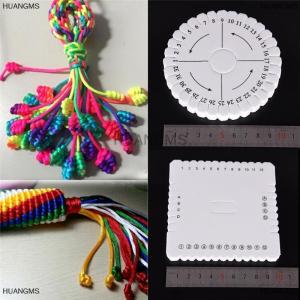 [COD] HUANGMS Round Square Handmade Beading Cord Disk Braiding Plate DIY Braided Braided Rope